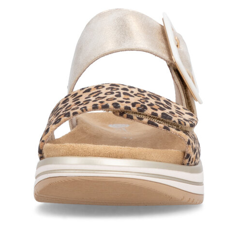 Dámske šľapky Remonte D1J61-91 zlatá