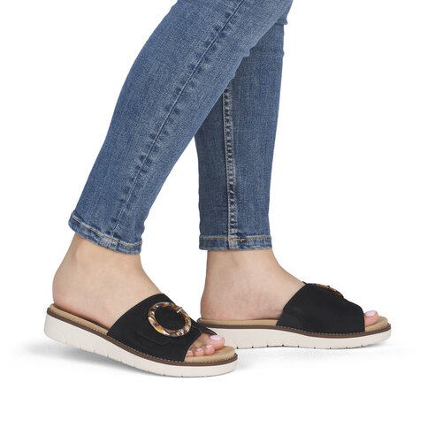 Dámske šľapky Remonte D2042-02 čierna