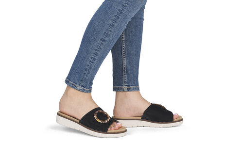 Dámske šľapky Remonte D2042-02 čierna