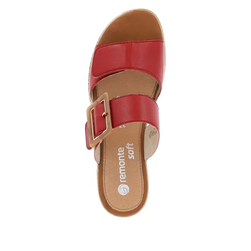 Dámske šľapky Remonte D3068-33 červené