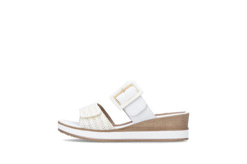 Dámske šľapky Remonte D6463-80 biela