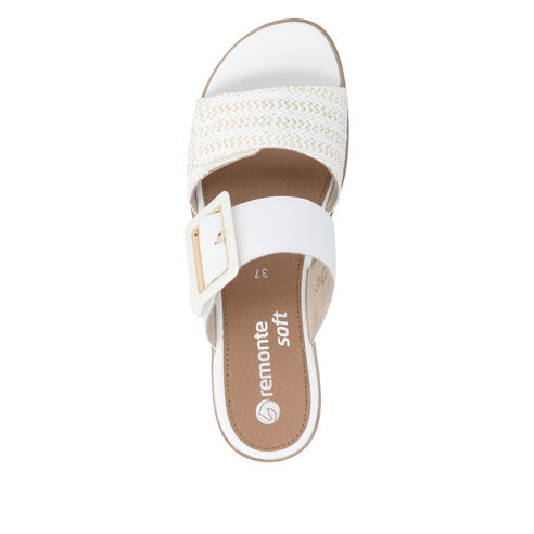 Dámske šľapky Remonte D6463-80 biela