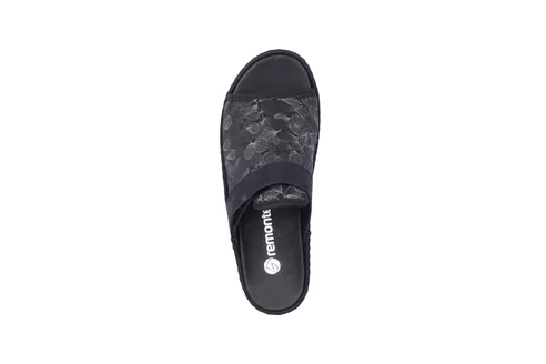 Dámske šľapky Remonte D7664-01 čierne