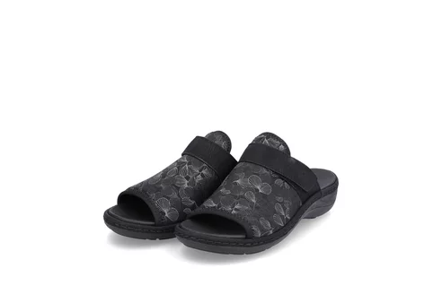 Dámske šľapky Remonte D7664-01 čierne