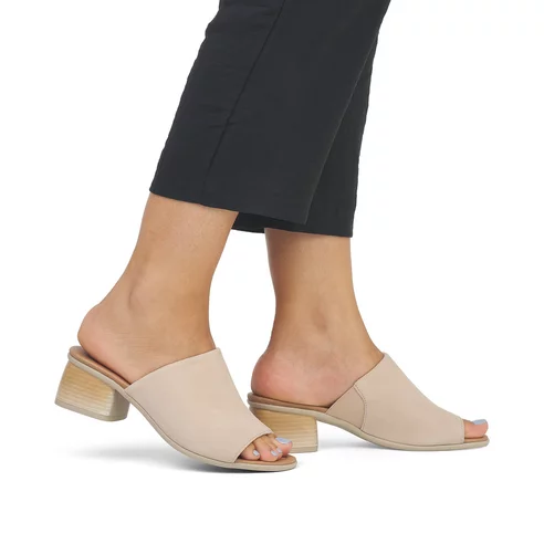Dámske šľapky Remonte R8752-60 biela káva
