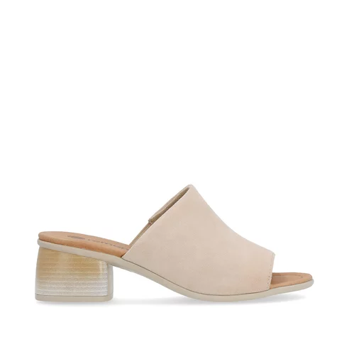 Dámske šľapky Remonte R8752-60 biela káva