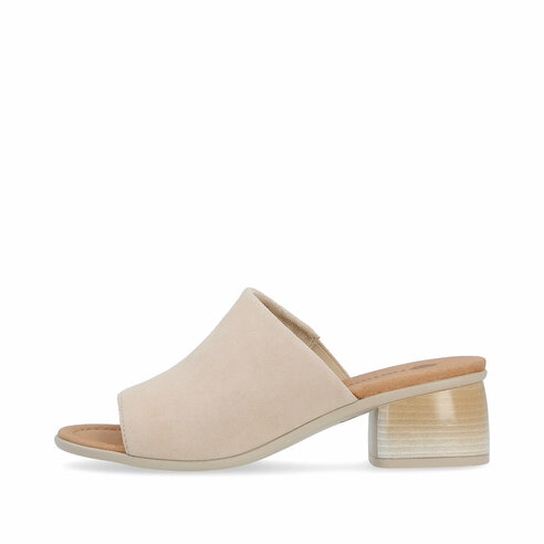 Dámske šľapky Remonte R8752-60 biela káva