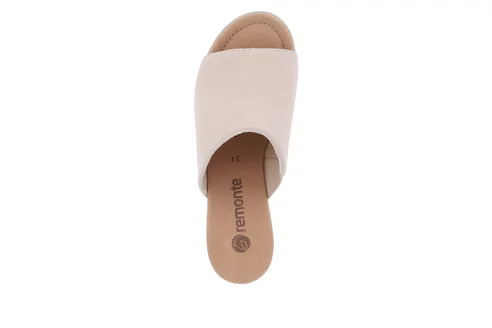 Dámske šľapky Remonte R8752-60 biela káva