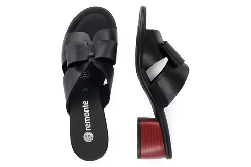 Dámske šľapky Remonte R8759-01 čierne