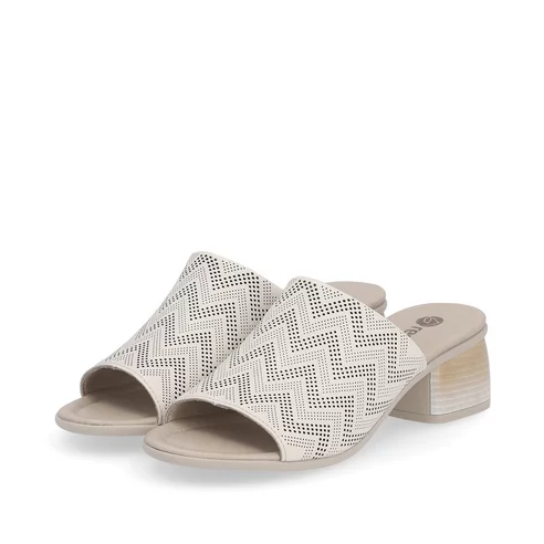 Dámske šľapky Remonte R8775-60 biele