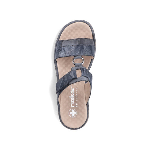 Dámske šľapky Rieker 60428-14 modré