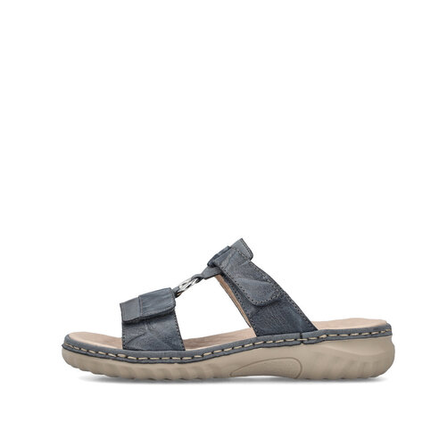 Dámske šľapky Rieker 60428-14 modré
