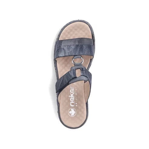Dámske šľapky Rieker 60428-14 modré
