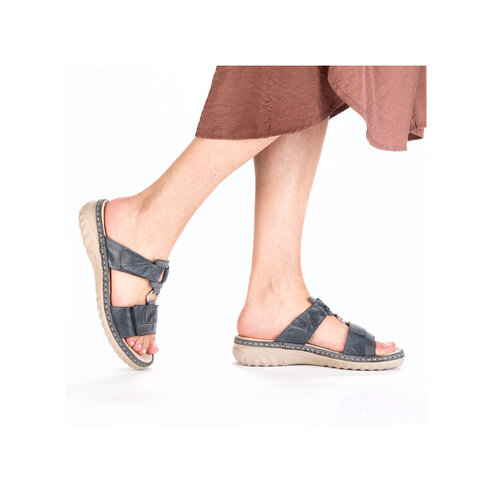 Dámske šľapky Rieker 60428-14 modré