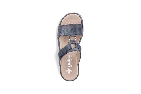 Dámske šľapky Rieker 60428-14 modré