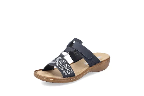 Dámske šľapky Rieker 60863-14 modré