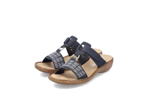 Dámske šľapky Rieker 60863-14 modré