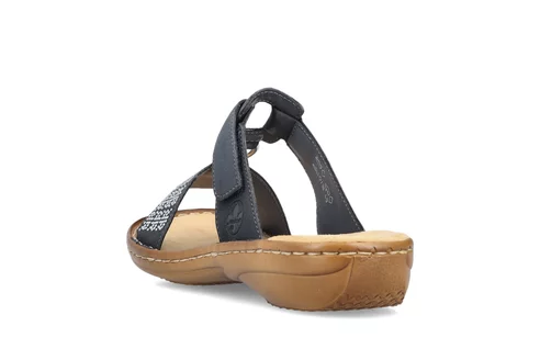 Dámske šľapky Rieker 60863-14 modré