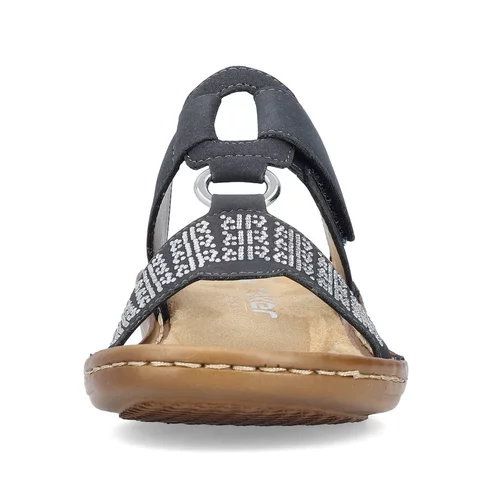 Dámske šľapky Rieker 60863-14 modré