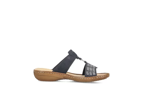 Dámske šľapky Rieker 60863-14 modré