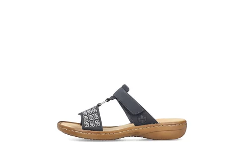 Dámske šľapky Rieker 60863-14 modré