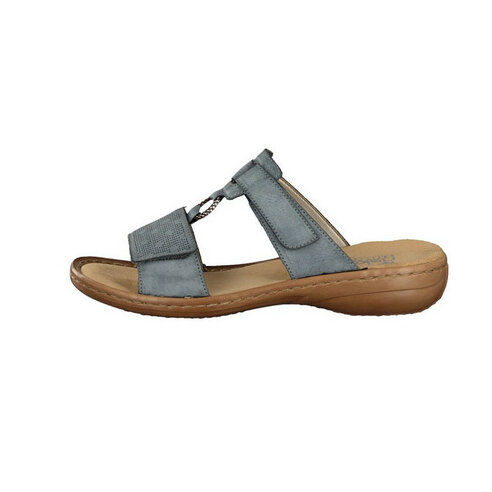 Dámske šľapky Rieker 60885-12 modré