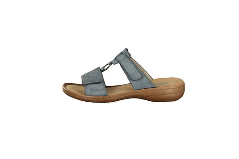 Dámske šľapky Rieker 60885-12 modré