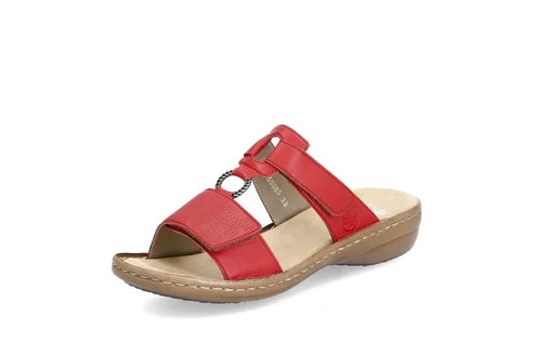 Dámske šľapky Rieker 60885-33 červené