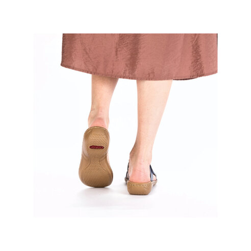 Dámske šľapky Rieker 608K2-12 modrá