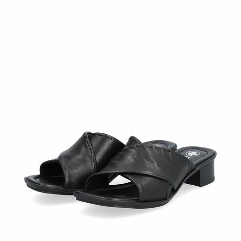 Dámske šľapky Rieker 62690-00 čierne