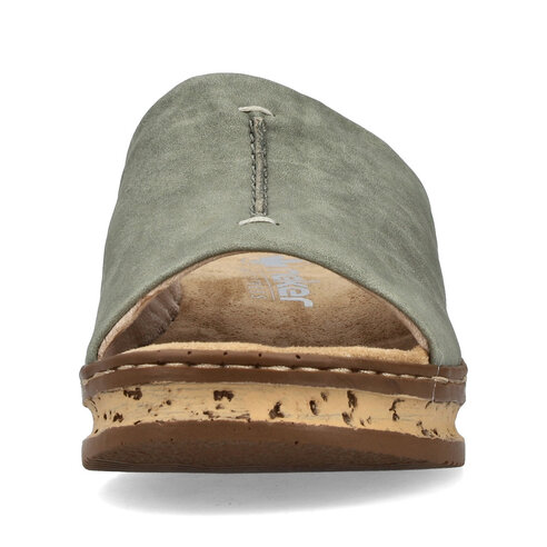 Dámske šľapky Rieker 62905-53 zelená