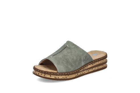 Dámske šľapky Rieker 62905-53 zelená