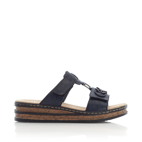 Dámske šľapky Rieker 62936-14 modrá