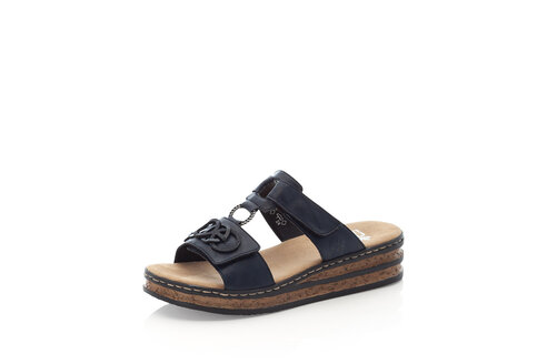 Dámske šľapky Rieker 62936-14 modrá