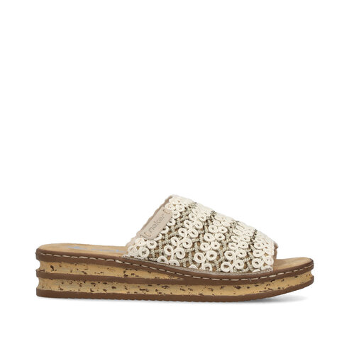 Dámske šľapky Rieker 629X8-60 béžová