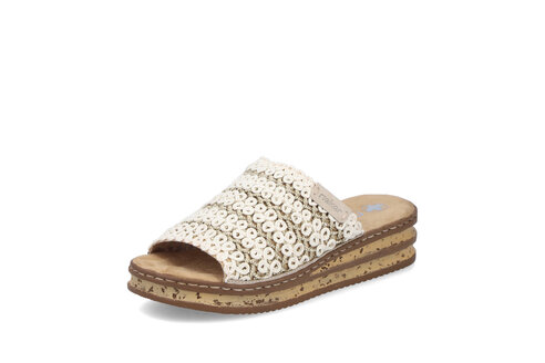 Dámske šľapky Rieker 629X8-60 béžová