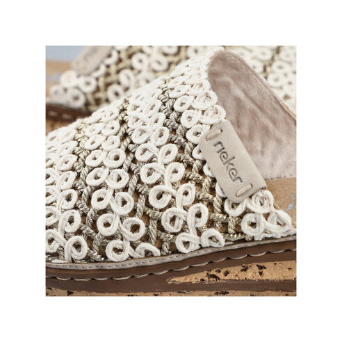 Dámske šľapky Rieker 629X8-60 béžová