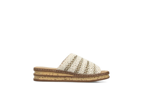 Dámske šľapky Rieker 629X8-60 béžová