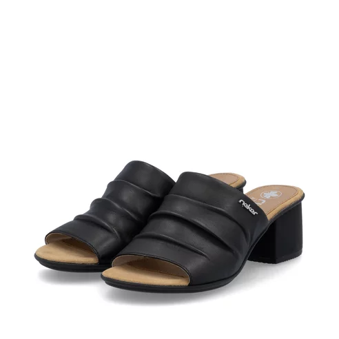 Dámske šľapky Rieker 64687-00 čierne