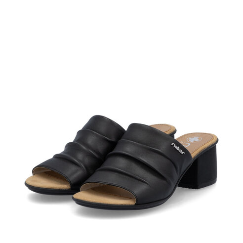 Dámske šľapky Rieker 64687-00 čierne