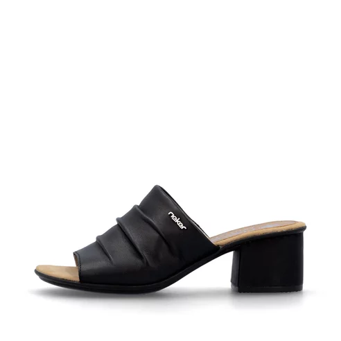 Dámske šľapky Rieker 64687-00 čierne