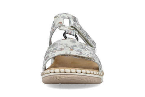 Dámske šľapky Rieker 66292-90 biela