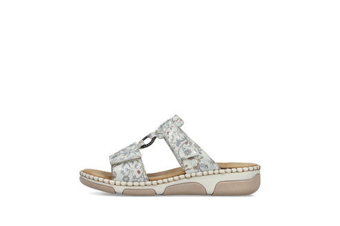 Dámske šľapky Rieker 66292-90 biela