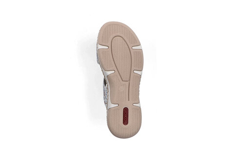 Dámske šľapky Rieker 66292-90 biela