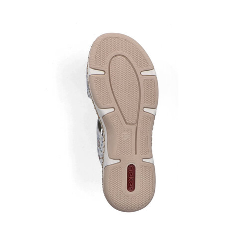 Dámske šľapky Rieker 66292-90 biela