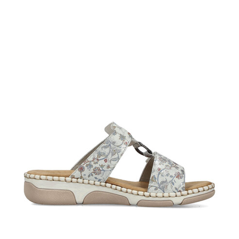 Dámske šľapky Rieker 66292-90 biela