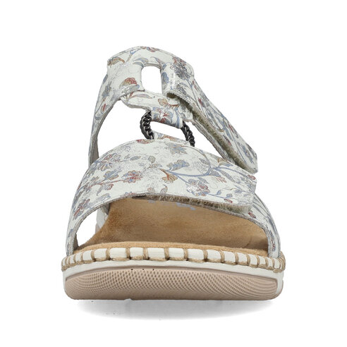 Dámske šľapky Rieker 66292-90 biela