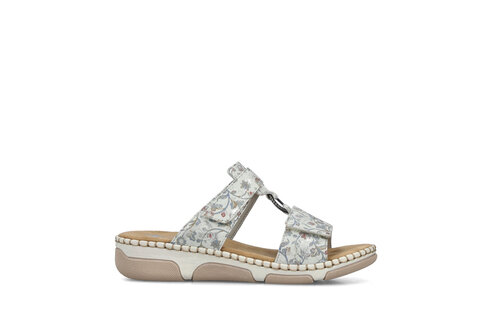 Dámske šľapky Rieker 66292-90 biela