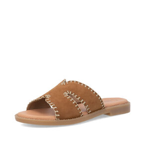 Dámske šľapky Rieker D3645-22 hnedá