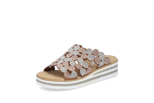 Dámske šľapky Rieker V02R8-90 ružová